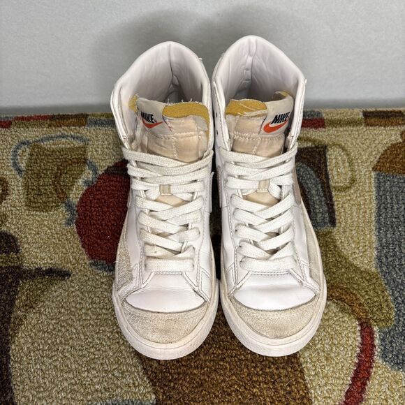 Nike Blazer Mid '77 Vintage White & Pink Oxford Sneakers CZ1055-118 Size 6 - Picture 1 of 5